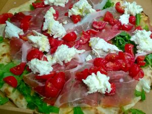la lievita schiacciata tricolore