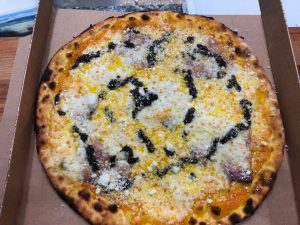 pizza zucca e guanciale