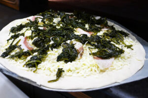 Pizzeria la Lievita pizza a domicilio e da asporto gricia rivisitata da infornare