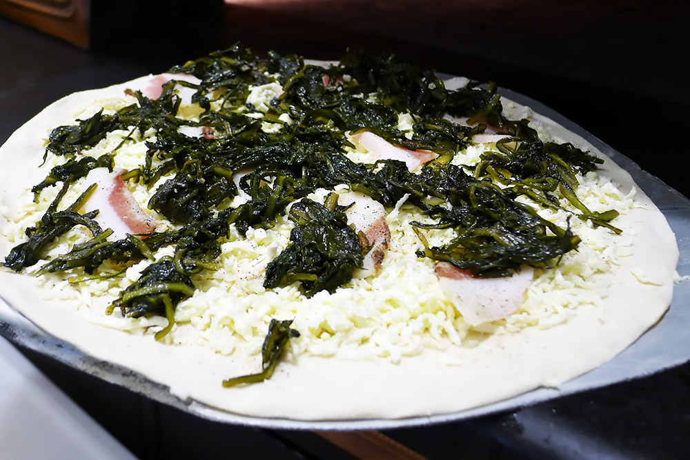 Pizzeria la Lievita pizza a domicilio e da asporto gricia rivisitata da infornare